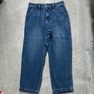 Talbots summer weight ankle length straight leg jeans size 6
